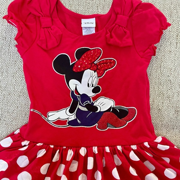 Disney Minnie Mouse Polka Dot Dress - Picture 3 of 5